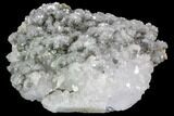 Quartz, Calcite, Pyrite and Fluorite Association - Fluorescent #92267-1